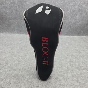 Pinemeadow 455cc Bloc-Ti Driver Golf Club Head Cover Black Red